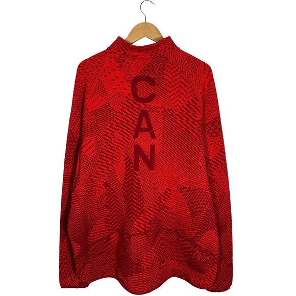 Lululemon M3DEJS Team Canada Full Zip Olympic Jacquard Knit Jacket Size 3XL - Picture 5 of 8